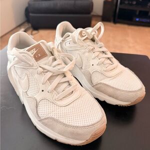 Nike White Mesh Sneakers